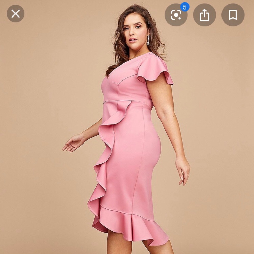 Evening/cocktail dress from Lane Bryant.